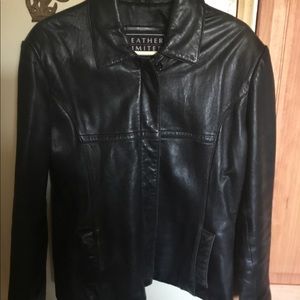Vintage Black Leather Jacket